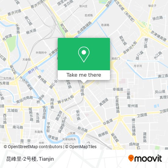昆峰里-2号楼 map
