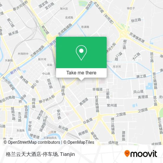 格兰云天大酒店-停车场 map