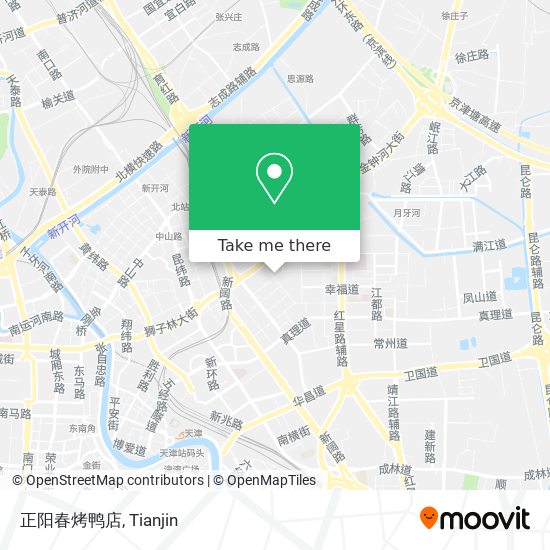 正阳春烤鸭店 map