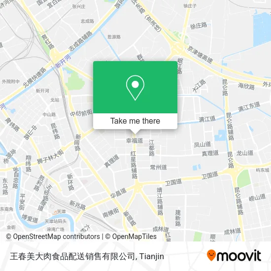 王春美大肉食品配送销售有限公司 map