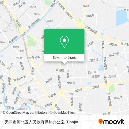天津市河北区人民政府供热办公室 map
