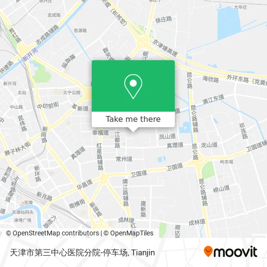 天津市第三中心医院分院-停车场 map