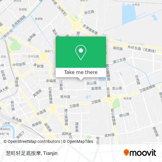 慧旺轩足底按摩 map