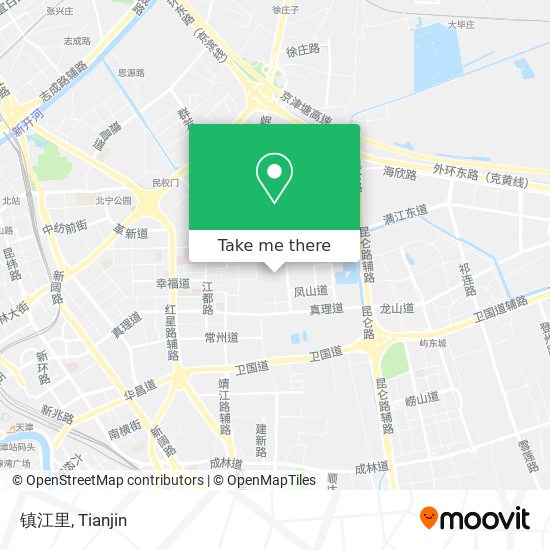 镇江里 map