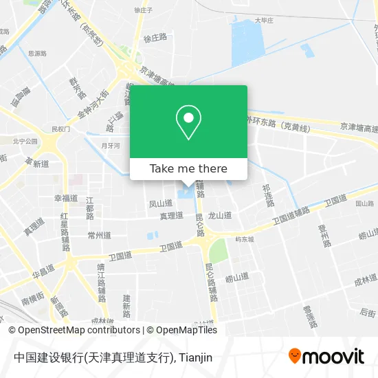 中国建设银行(天津真理道支行) map