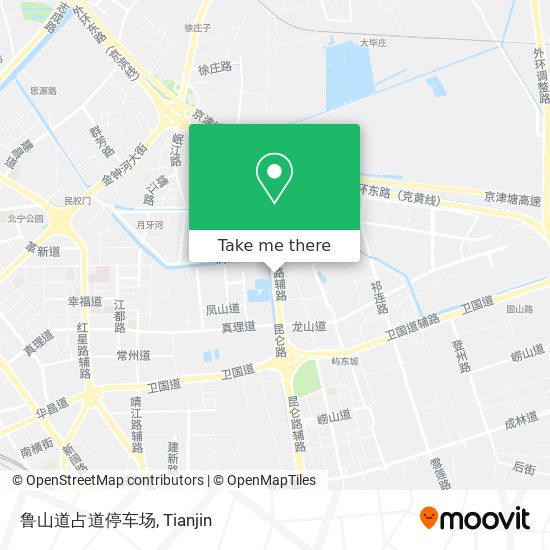 鲁山道占道停车场 map
