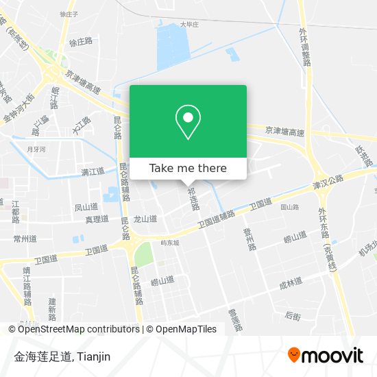 金海莲足道 map
