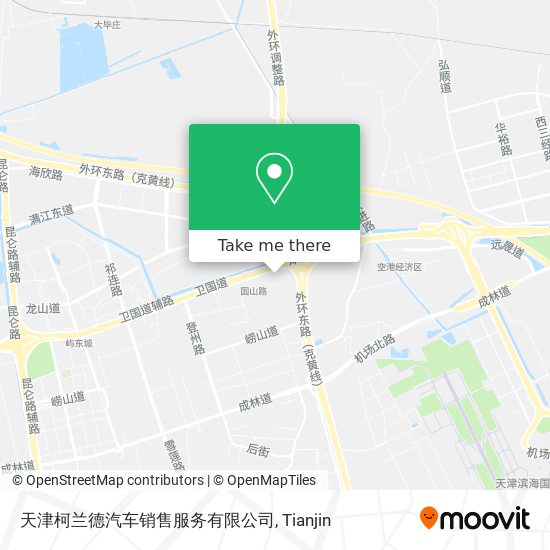 天津柯兰德汽车销售服务有限公司 map