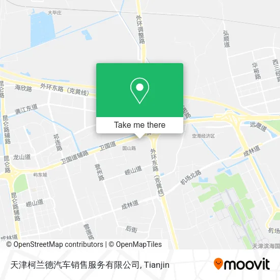 天津柯兰德汽车销售服务有限公司 map