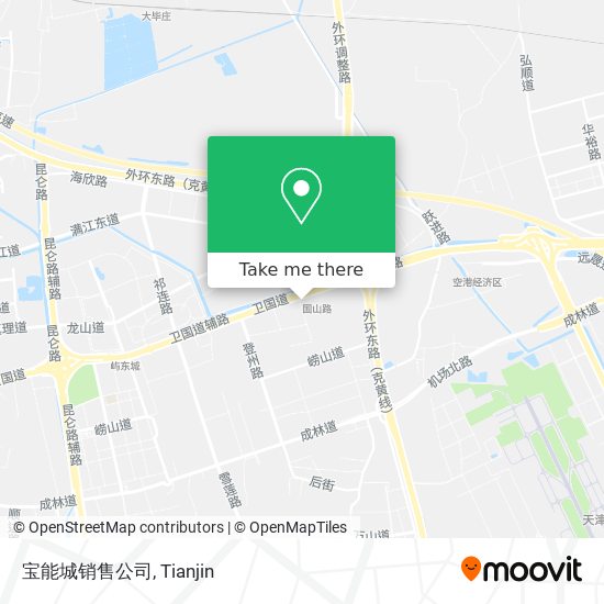 宝能城销售公司 map