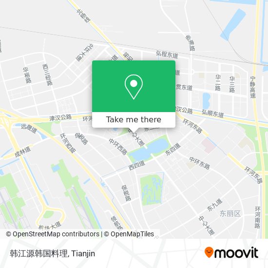 韩江源韩国料理 map