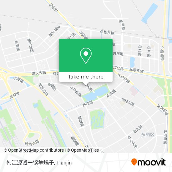韩江源诚一锅羊蝎子 map