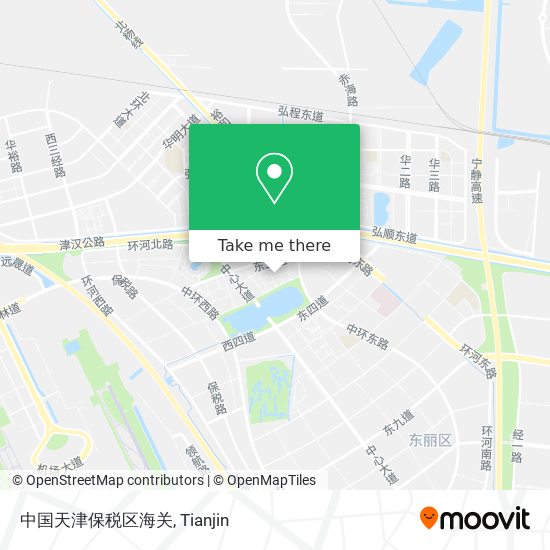 中国天津保税区海关 map