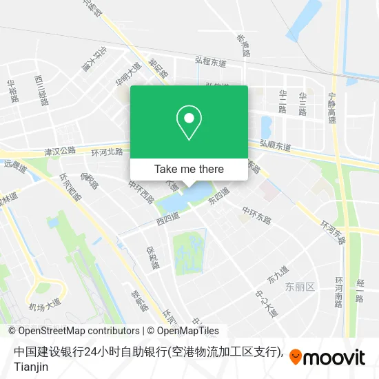 中国建设银行24小时自助银行(空港物流加工区支行) map