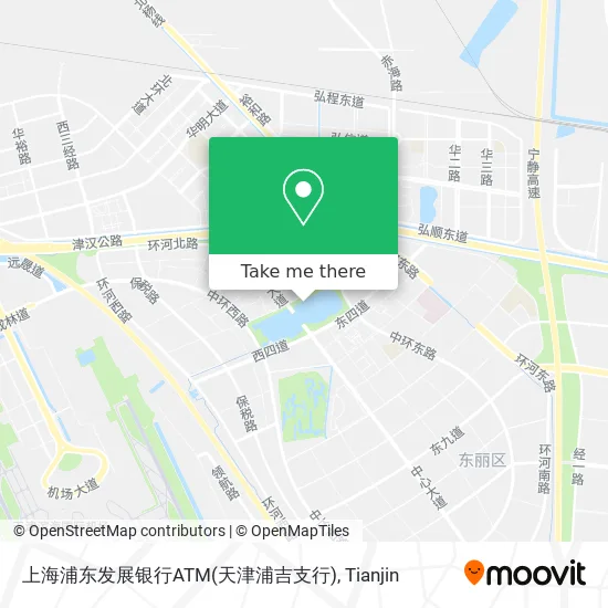 上海浦东发展银行ATM(天津浦吉支行) map
