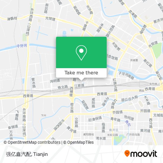 强亿鑫汽配 map