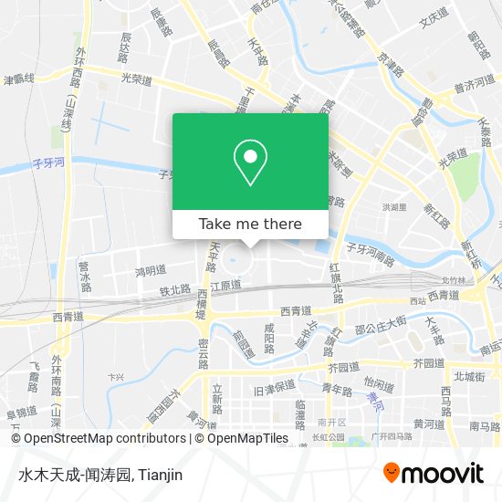 水木天成-闻涛园 map