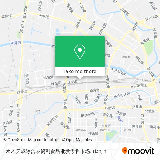 水木天成综合农贸副食品批发零售市场 map