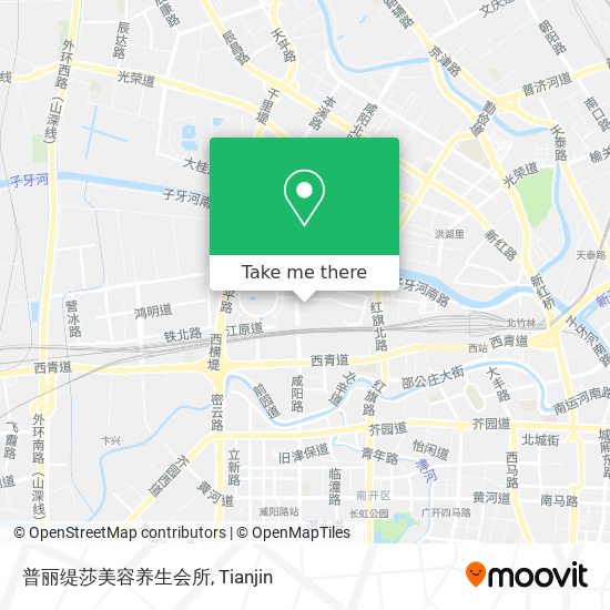 普丽缇莎美容养生会所 map