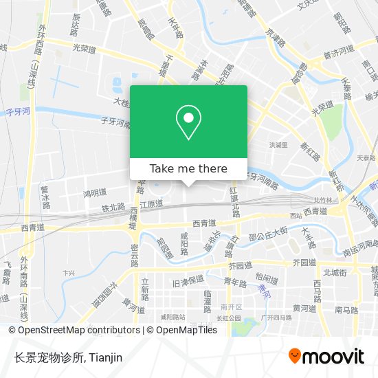 长景宠物诊所 map