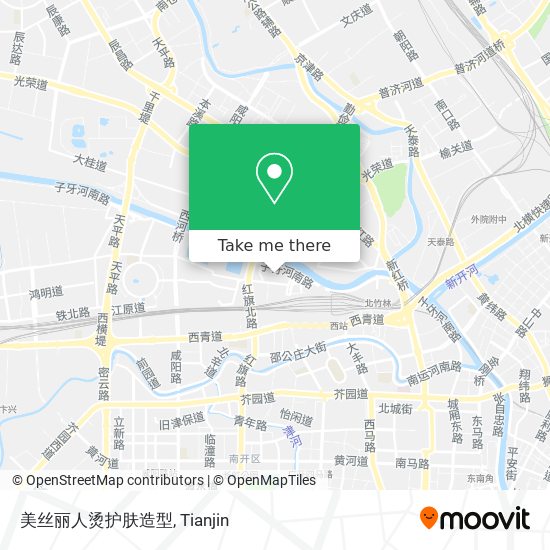 美丝丽人烫护肤造型 map