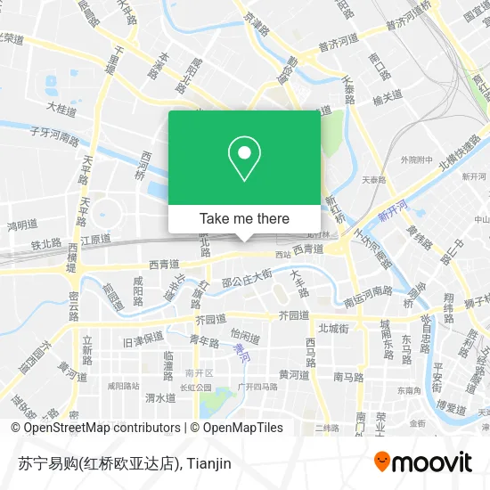 苏宁易购(红桥欧亚达店) map