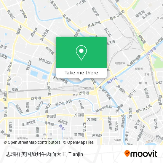 志瑞祥美国加州牛肉面大王 map
