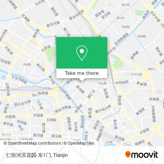 仁恒河滨花园-东1门 map