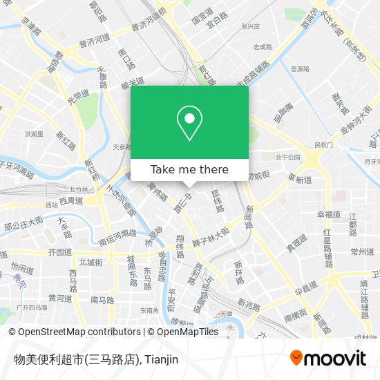 物美便利超市(三马路店) map