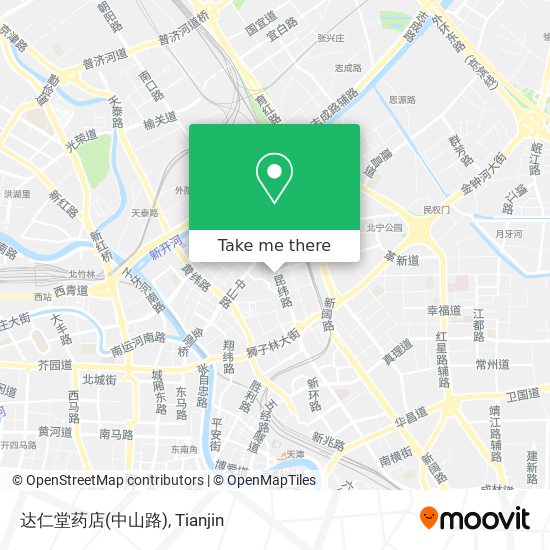 达仁堂药店(中山路) map