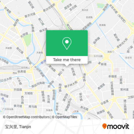 宝兴里 map