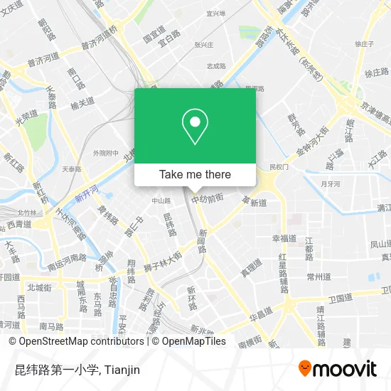 昆纬路第一小学 map