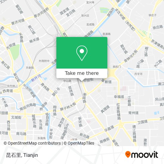 昆石里 map