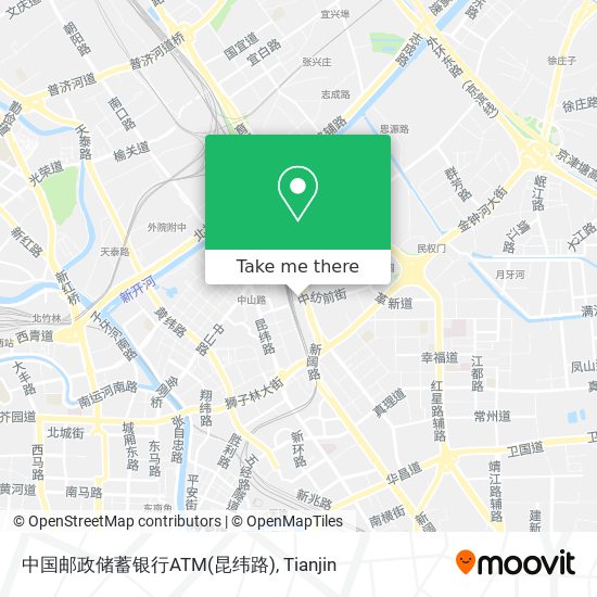 中国邮政储蓄银行ATM(昆纬路) map