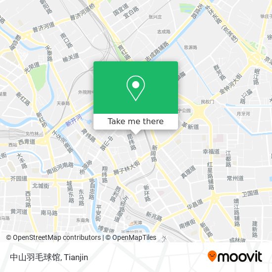 中山羽毛球馆 map