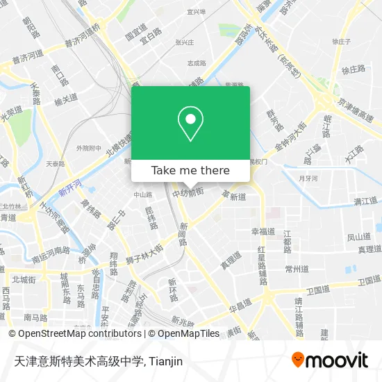 天津意斯特美术高级中学 map