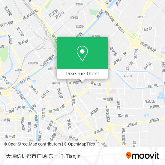 天津纺机都市广场-东一门 map