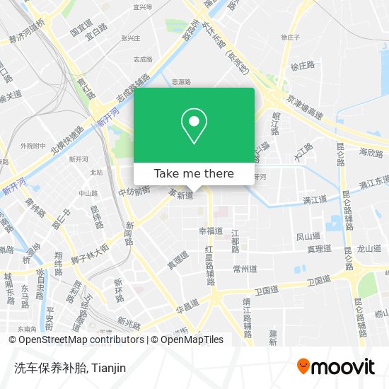 洗车保养补胎 map
