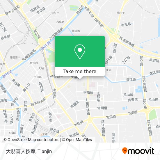 大朋盲人按摩 map