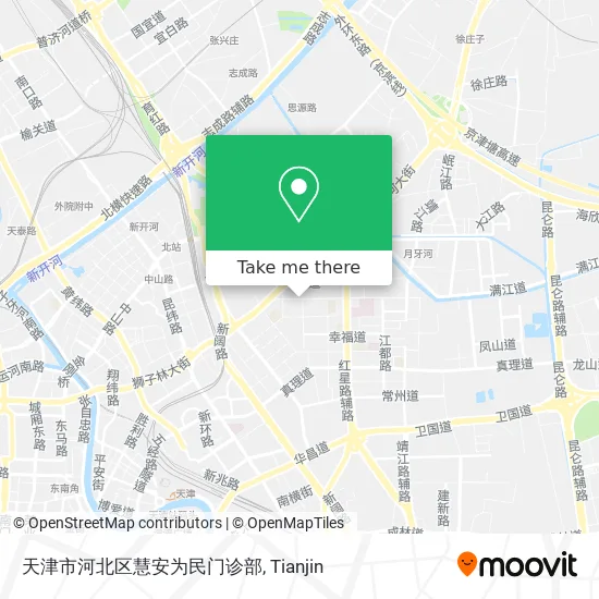 天津市河北区慧安为民门诊部 map