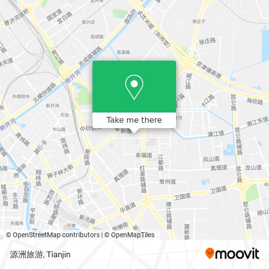 源洲旅游 map