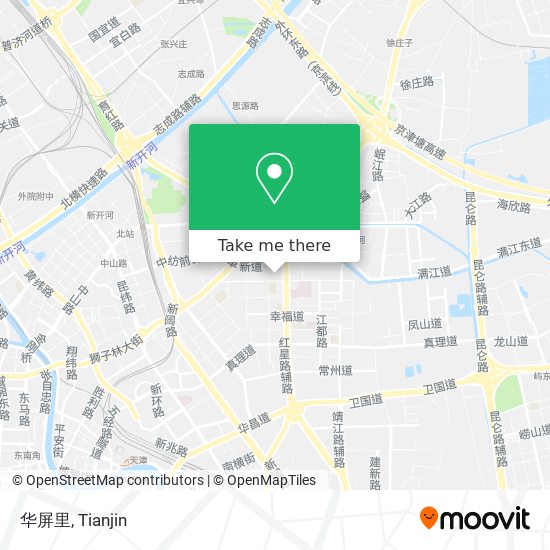 华屏里 map