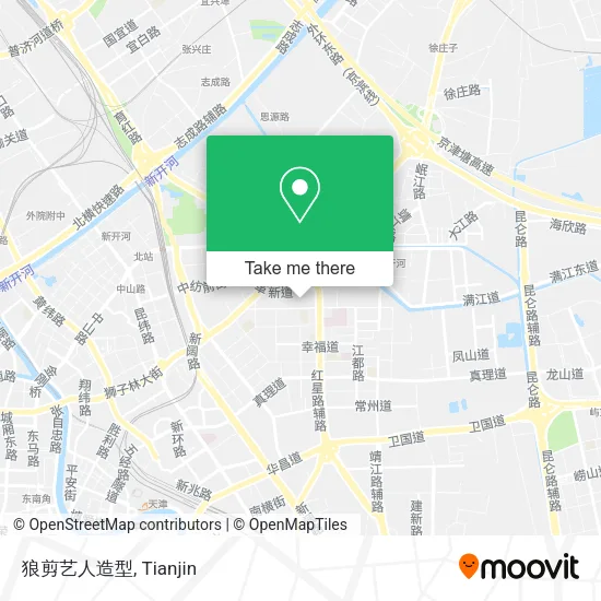 狼剪艺人造型 map