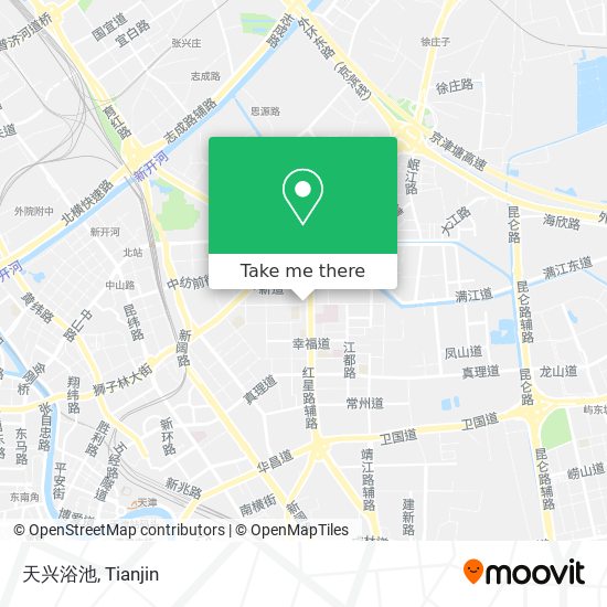 天兴浴池 map