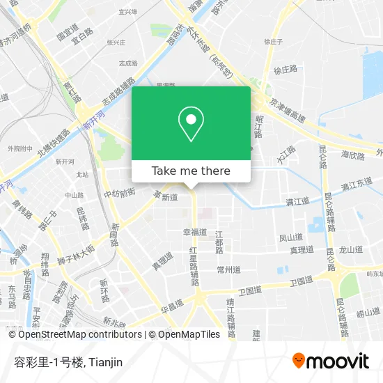 容彩里-1号楼 map