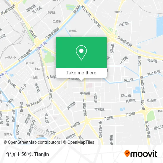 华屏里56号 map