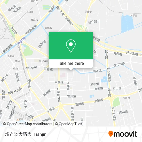 增产道大药房 map