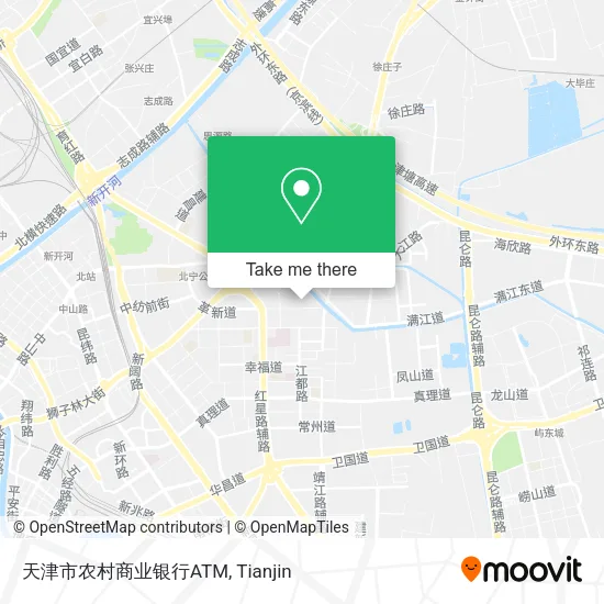 天津市农村商业银行ATM map