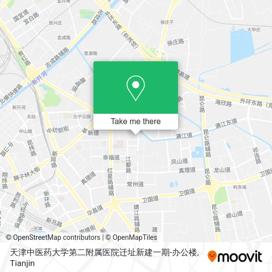 天津中医药大学第二附属医院迁址新建一期-办公楼 map