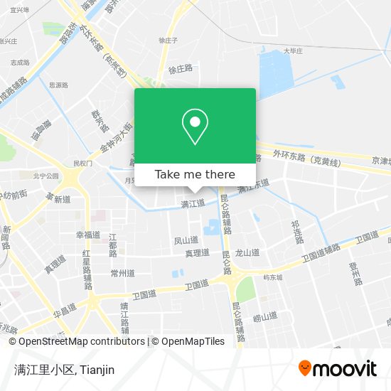 满江里小区 map
